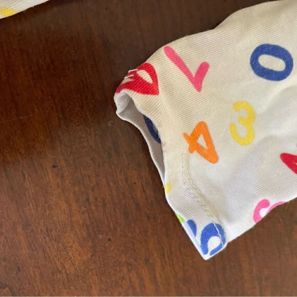 Handmade Girls Colorful Numbers Play Dress/ Tunic  with Pockets Size 4-6 - Picture 5 of 11